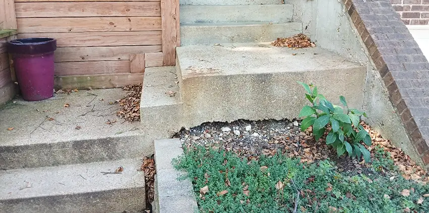 Concrete Step Leveling in St. Louis, MO