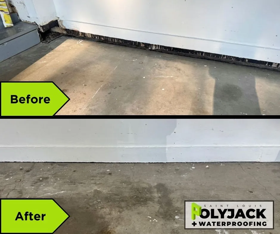 Garage Floor Lifting in St Louis MO