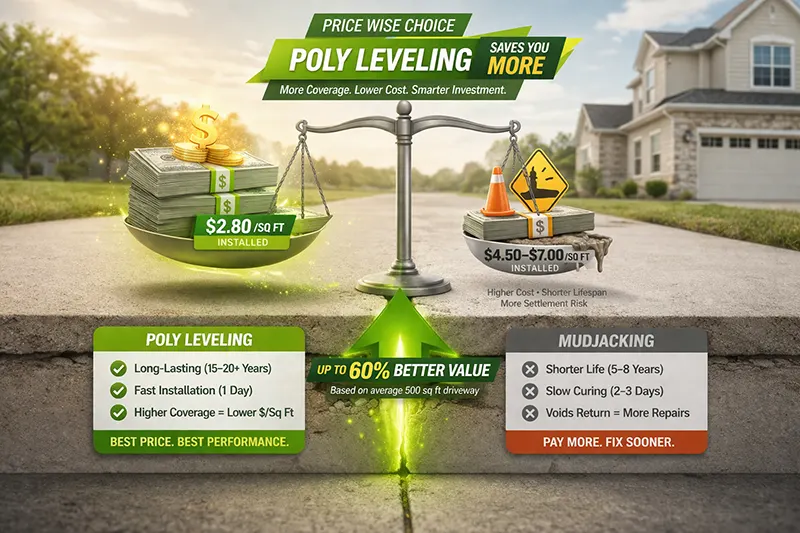 Poly Leveling cost