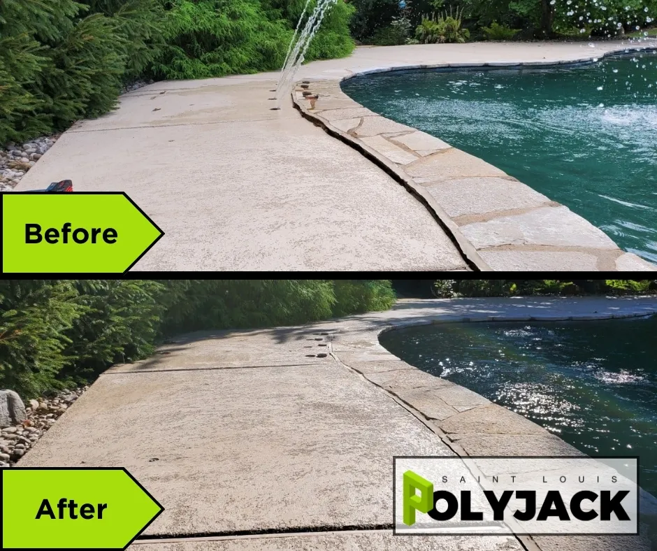Pool Deck Leveling in St Louis MO
