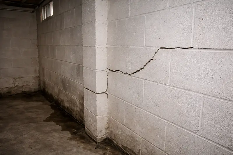 cracked foundation