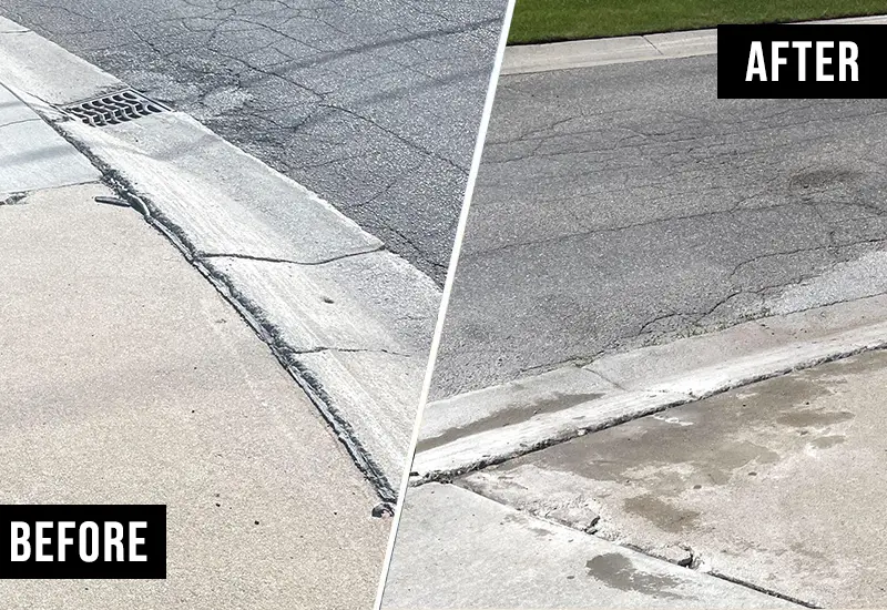 Driveway Curb Concrete Raising in Wildwood, MO