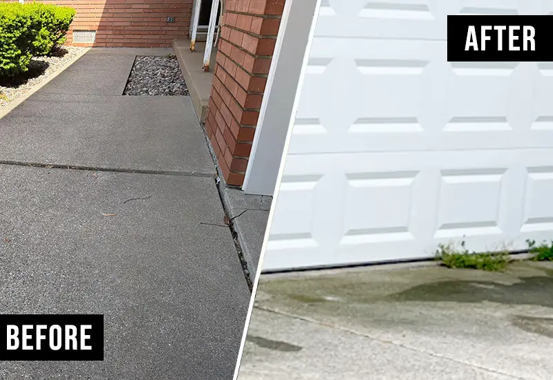 Sunken Driveway Approach Lifting in Frontenac, MO